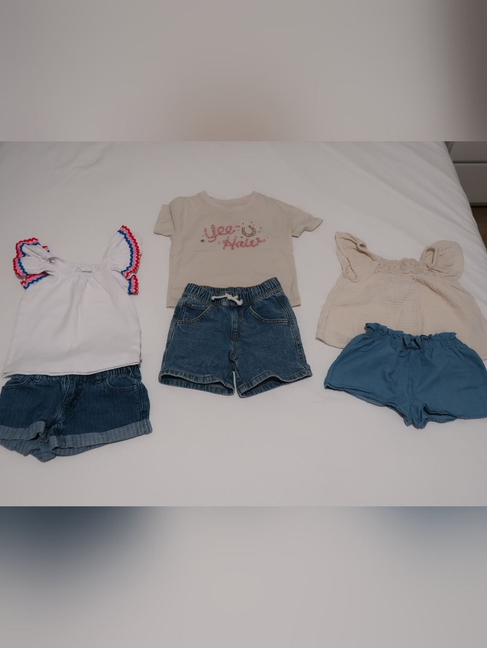 4T Girls Spring/Summer Shorts and Shirts Bundle